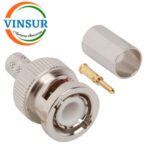 11311016 -- RF CONNECTOR - 50OHMS , BNC MALE , STRAIGHT ,  CRIMP TYPE , LMR-240 CABLE