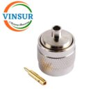 1111103D -- RF CONNECTOR - 50OHMS , N MALE , STRAIGHT , SOLDER TYPE , RG402 (0.141 INCH)  CABLE - Image 2