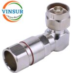 11112029 -- RF CONNECTOR - 50OHMS , N MALE , RIGHT ANGLE , CLAMP TYPE , 1/2 INCH FLEXIBLE FEEDER CABLE - Image 2