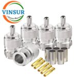 11121015 -- RF CONNECTOR - 50OHMS ,  N FEMALE , STRAIGHT ,  CRIMP TYPE , RG58, RG142, LMR195 CABLE - Image 2