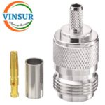 11121015 -- RF CONNECTOR - 50OHMS ,  N FEMALE , STRAIGHT ,  CRIMP TYPE , RG58, RG142, LMR195 CABLE - Image 3