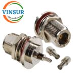 11121214 -- RF CONNECTOR - 50OHMS , N FEMALE , STRAIGHT , BULK HEAD REAR MOUNT , CRIMP TYPE , RG316/RG174/RG188/ LMR100 CABLE - Image 3