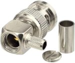 11312015 -- RF CONNECTOR - 50OHMS , BNC MALE , RIGHT ANGLE , CRIMP TYPE , RG58, RG142, LMR195,LMR200 CABLE - Image 2