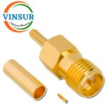 11921012 -- RF CONNECTOR - 50 OHMS , RP SMA FEMALE , STRAIGHT ,CRIMP TYPE , RG178 CABLE