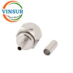 VSW-12B11015 -- RF CONNECTOR - 75 OHMS , F-TYPE MALE , STRAIGHT , CRIMP TYPE , RG58, RG142, LMR195 CABLE - Image 2