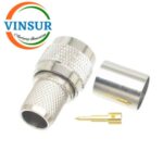 11211017 -- RF CONNECTOR - 50 OHMS , TNC MALE , STRAIGHT , CRIMP TYPE , LMR-400 CABLE - Image 2