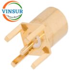 11611050 -- RF CONNECTOR - 50 OHMS , SMB MALE , STRAIGHT , PCB-EDGE MOUNT - Image 2