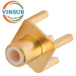 11621040 -- RF CONNECTOR - 50 OHMS , SMB FEMALE , STRAIGHT , PCB-THROUGH HOLE