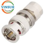 41310B11 -- RF ADAPTER - 75 OHMS, BNC MALE TO F-TYPE  MALE STRAIGHT ADAPTER - Image 2