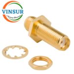 41421421 -- RF ADAPTER - 50 OHMS, SMA FEMALE TO SMA FEMALE STRAIGHT BULKHEAD ADAPTER