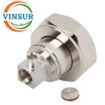 11D1203D -- RF CONNECTOR - 50OHMS , 7.16 MALE , RIGHT ANGLE , SOLDER TYPE , RG402 CABLE - Image 2