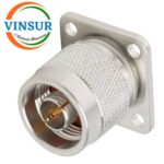 11111BI0 -- RF CONNECTOR - 50OHMS , N MALE , STRAIGHT ,  PANEL MOUNT , SOLDER CUP - Image 2