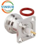 11121B70 -- RF CONNECTOR - 50OHMS , N FEMALE , STRAIGHT , PANEL MOUNT , ROUND POST - Image 2