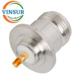 11121CI0 -- RF CONNECTOR - 50 OHMS , N FEMALE , STRAIGHT , ROUND FLANGE , SOLDER CUP - Image 2