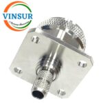 11C11416 -- RF CONNECTOR - 50 OHMS , UHF MALE , STRAIGHT , 4 HOLE FLANGE , CRIMP TYPE , LMR-240 CABLE - Image 3