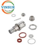 VSW-SHV-MST-CL-400 -- RF CONNECTORES - 50 OHMS, SHV FEMALE STRAIGHT BULK HEAD CLAMP TYPE FOR LMR400 CABLE