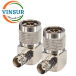 41320112 -- RF ADAPTER - 50 OHMS BNC FEMALE STRAIGHT N MALE RIGHT ANGLE ADAPTER