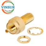 41421711 -- RF ADAPTER - 50 OHMS, MMCX FEMALE TO SMA FEMALE STRAIGHT BULKHEAD ADAPTERS