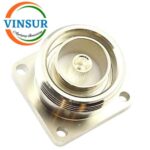VSW-11D214F0 -- RF CONNECTOR - 50 OHMS , 7.16 (DIN) FEMALE , STRAIGHT , 4 HOLE FLANGE , PCB MOUNT - Image 2