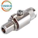 VSW-N-MF-SGA-ADP -- 50 OHMS N MALE TO N FEMALE BULKHEAD SURGE ARRESTERS - Image 2