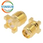 11521060 -- RF CONNECTOR - 50 OHMS , SMA FEMALE , STRAIGHT , PCB-SURFACE MOUNT