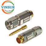 VSW250016-CN -- VSW250016-CN -- RF CONNECTOR - 50 OHMS SMA MALE STRAIGHT SOLDER TYPE FOR RG402 CABLE