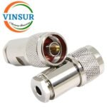 11111025 -- RF CONNECTOR - 50OHMS , N MALE , STRAIGHT , CLAMP TYPE , RG58, RG142, LMR195 CABLE - Image 2