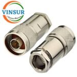 11111027 -- RF CONNECTOR - 50OHMS , N MALE , STRAIGHT , CLAMP TYPE , LMR-400 CABLE