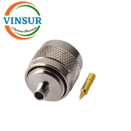 1111103D -- RF CONNECTOR - 50OHMS , N MALE , STRAIGHT , SOLDER TYPE , RG402 (0.141 INCH)  CABLE