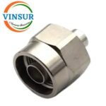 1111103E -- RF CONNECTOR - 50OHMS , N MALE , STRAIGHT , SOLDER TYPE , RG401 (0.250 INCH)  CABLE