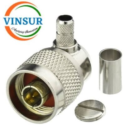 11112016 -- RF CONNECTOR - 50OHMS , N MALE , RIGHT ANGLE , CRIMP TYPE , LMR-240 CABLE