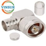 11112018 -- RF CONNECTOR - 50OHMS , N MALE , RIGHT ANGLE ,  CRIMP TYPE , LMR-600 CABLE