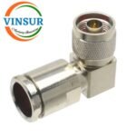 11112028 -- RF CONNECTOR - 50OHMS , N MALE , RIGHT ANGLE ,  CLAMP TYPE , LMR-600 CABLE