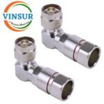 1111202J -- RF CONNECTOR - 50OHMS , N MALE , RIGHT ANGLE , CLAMP TYPE , 1/2 F INCH SUPER FLEX  FEEDER CABLE - Image 3