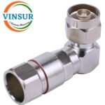 1111202J -- RF CONNECTOR - 50OHMS , N MALE , RIGHT ANGLE , CLAMP TYPE , 1/2 F INCH SUPER FLEX  FEEDER CABLE - Image 2
