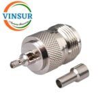 11121014 -- RF CONNECTOR - 50OHMS , N FEMALE , STRAIGHT ,  CRIMP TYPE , RG316, RG174, RG188, LMR100 CABLE - Image 3