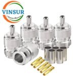 11121015 -- RF CONNECTOR - 50OHMS ,  N FEMALE , STRAIGHT ,  CRIMP TYPE , RG58, RG142, LMR195 CABLE - Image 2