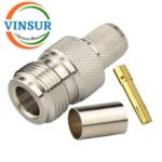 11121017 -- RF CONNECTOR - 50OHMS , N FEMALE , STRAIGHT ,  CRIMP TYPE , LMR-400 CABLE
