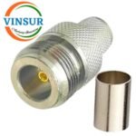 11121017 -- RF CONNECTOR - 50OHMS , N FEMALE , STRAIGHT ,  CRIMP TYPE , LMR-400 CABLE - Image 2