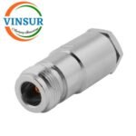 11121028 -- RF CONNECTOR - 50OHMS , N FEMALE , STRAIGHT ,  CLAMP TYPE , LMR-600 CABLE