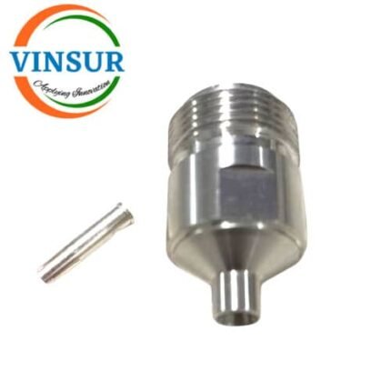 1112103D -- RF CONNECTOR - 50OHMS , N FEMALE , STRAIGHT , SOLDER TYPE , RG402 (0.141 INCH)  CABLE
