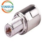 11121228 -- RF CONNECTOR - 50OHMS ,  N FEMALE , STRAIGHT , BULK HEAD REAR MOUNT, CLAMP TYPE , LMR-600  CABLE