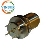 11121240 -- RF CONNECTOR - 50 OHMS ,N FEMALE , STRAIGHT , BULKHEAD REAR MOUNT ,PCB THROUGH HOLE