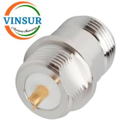 111211I0 -- RF CONNECTOR - 50 OHMS , N FEMALE , STRAIGHT , BULK HEAD FRONT MOUNT , SOLDER CUP