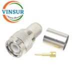 11211017 -- RF CONNECTOR - 50 OHMS , TNC MALE , STRAIGHT , CRIMP TYPE , LMR-400 CABLE