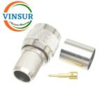 11211017 -- RF CONNECTOR - 50 OHMS , TNC MALE , STRAIGHT , CRIMP TYPE , LMR-400 CABLE - Image 2