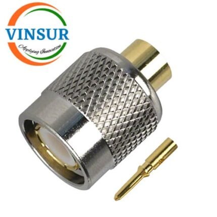 1121101E -- RF CONNECTOR - 50 OHMS , TNC MALE , STRAIGHT , SOLDER TYPE , RG401 (0.250 INCH)  CABLE