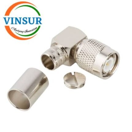 11212017 -- RF CONNECTOR - 50 OHMS , TNC MALE , RIGHT ANGLE ,CRIMP TYPE , LMR-400 CABLE