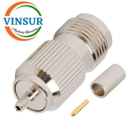 11221012 -- RF CONNECTOR - 50 OHMS , TNC FEMALE , STRAIGHT ,  CRIMP TYPE , RG178 CABLE