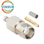 11221014 -- RF CONNECTOR - 50 OHMS , TNC FEMALE , STRAIGHT ,  CRIMP TYPE , RG316, RG174, RG188, LMR100 CABLE